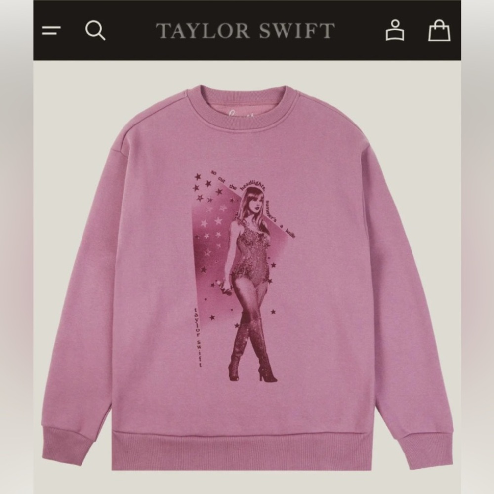 Taylor Swift “It’s a Cruel Summer” Crew Neck Official Merch NWOT